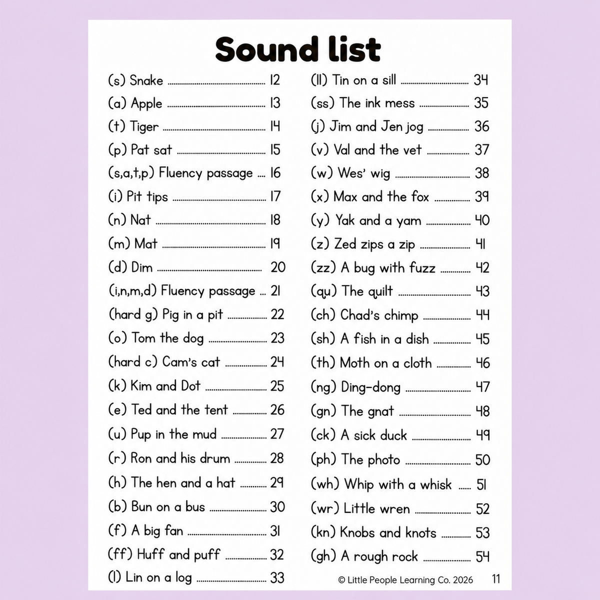 Digital product - Beginner phonics passages