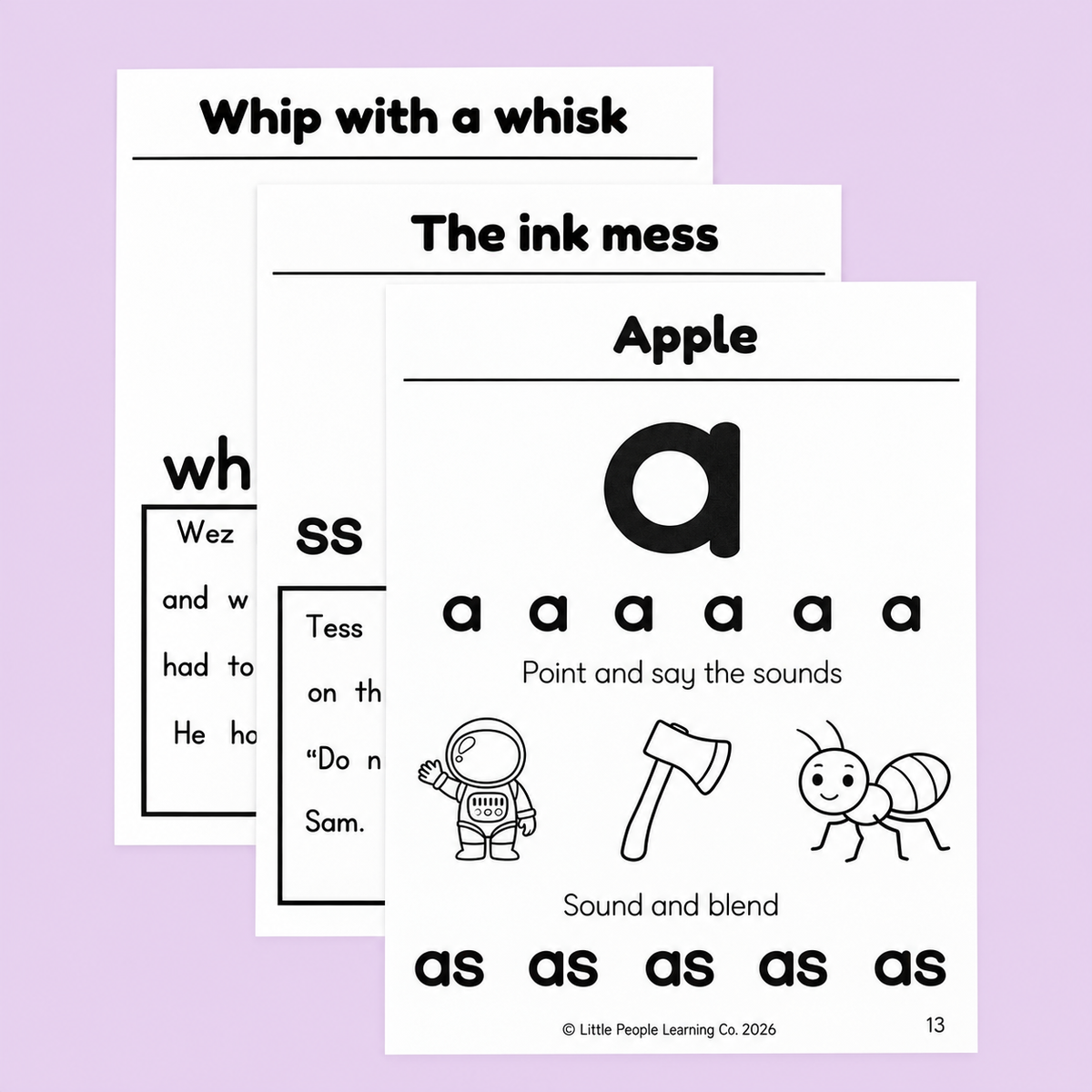 Digital product - Beginner phonics passages