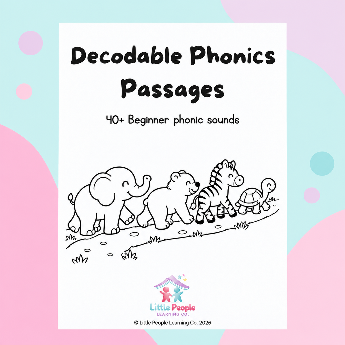 Digital product - Beginner phonics passages