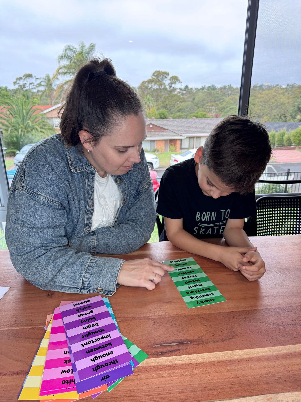 Phase 3 High-frequency word flashcards