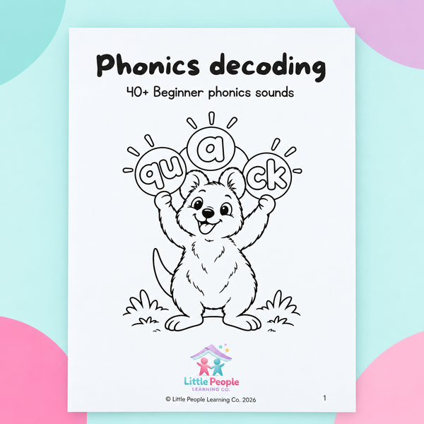 Digital product - Beginner phonics decoding booklet