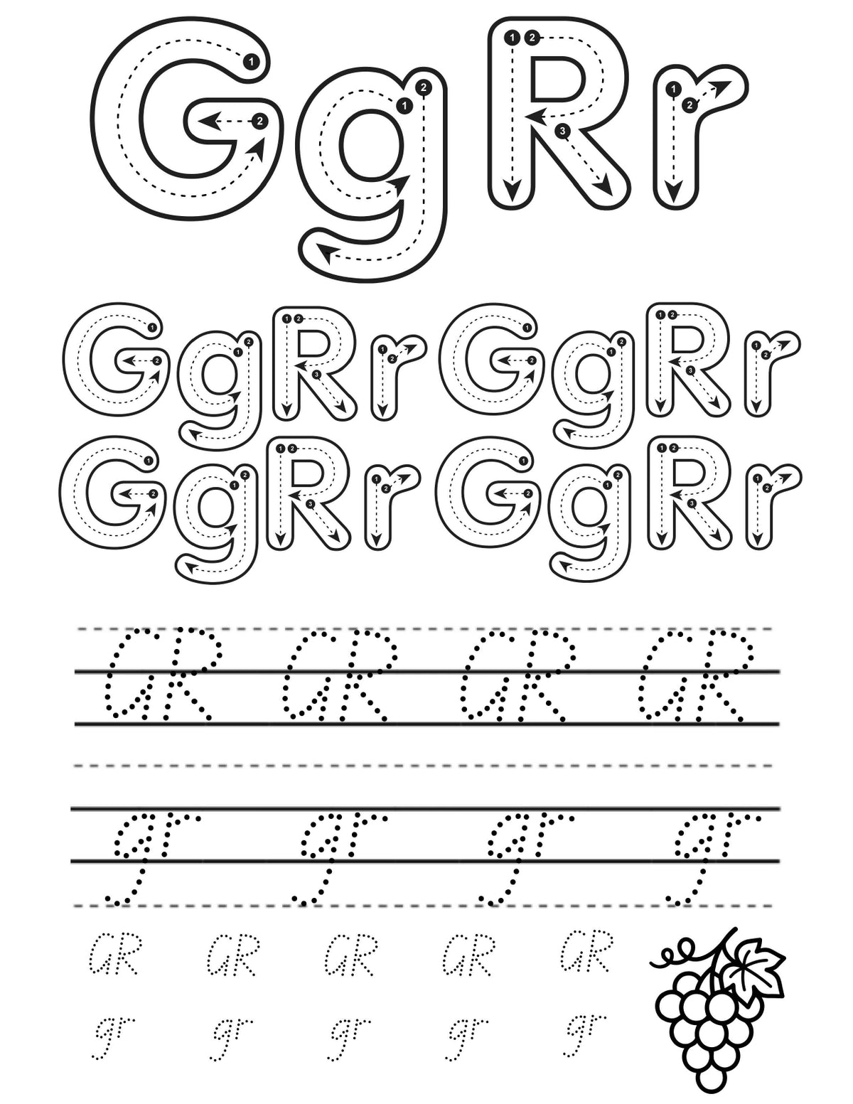 Digital product - Phase 3 Phonics Handwriting Sheets
