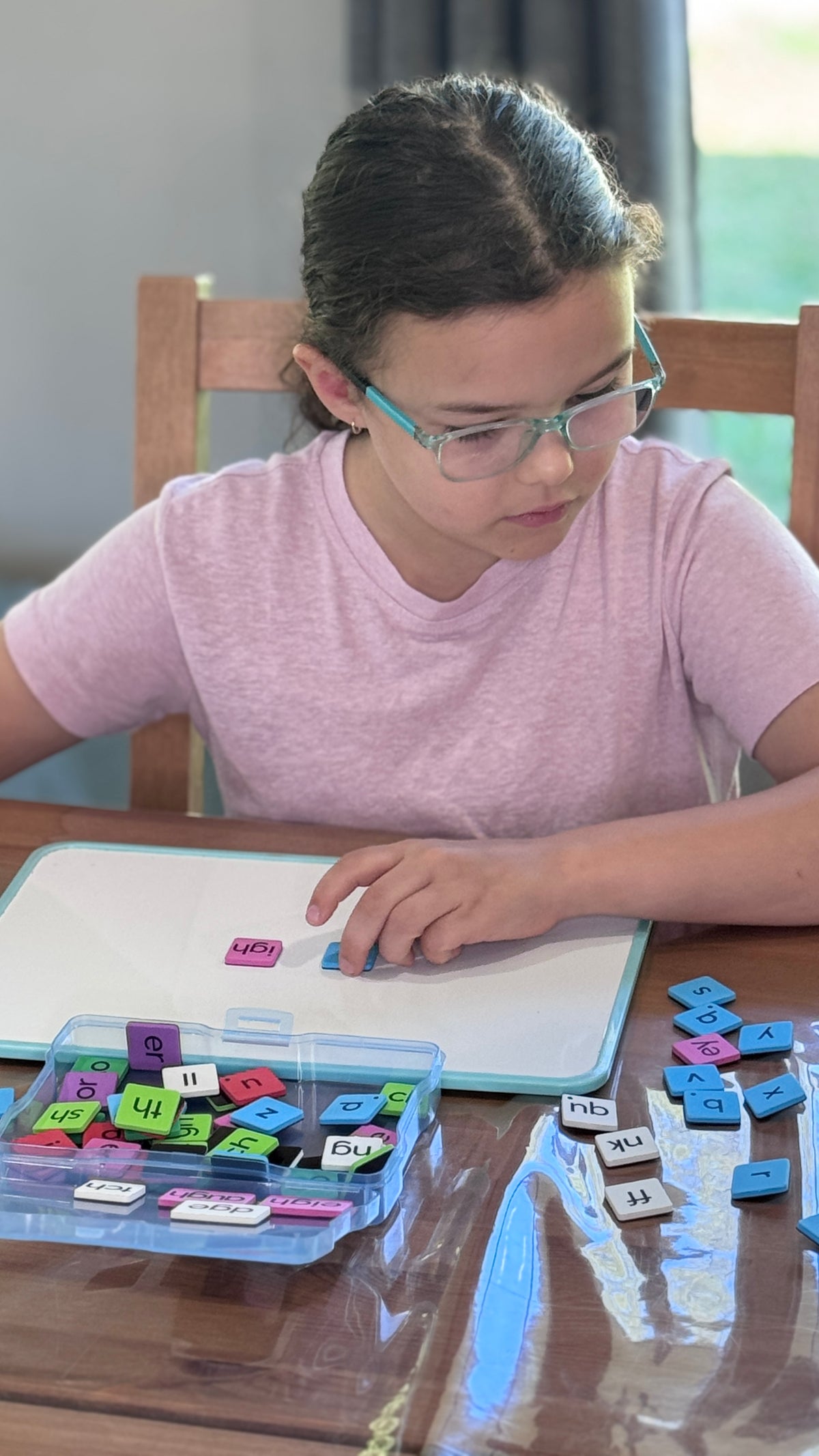 Phase 3 Magnetic phonics letter tiles