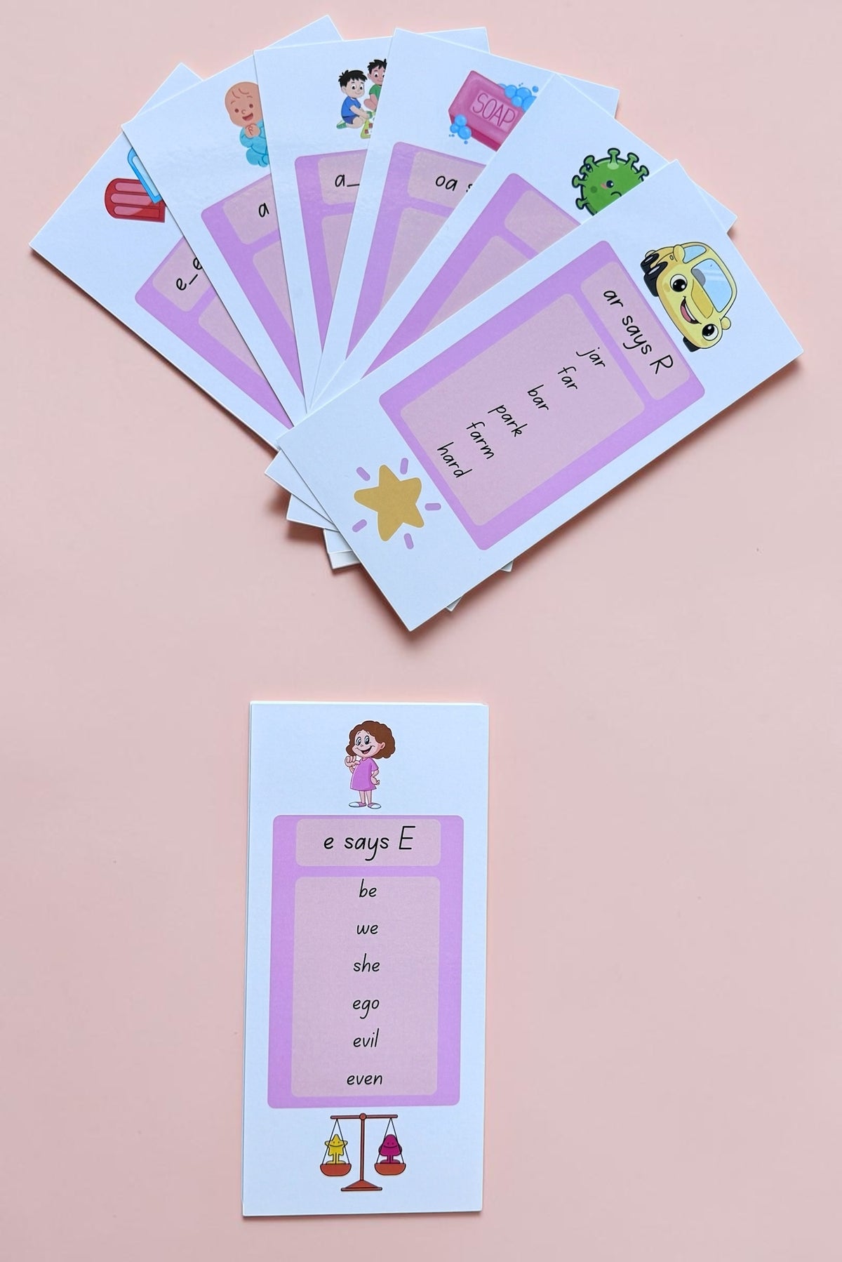 Phase 2 Phonic flashcards