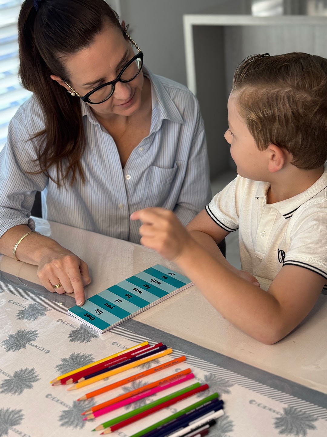 Phase 1 High-frequency word flashcards