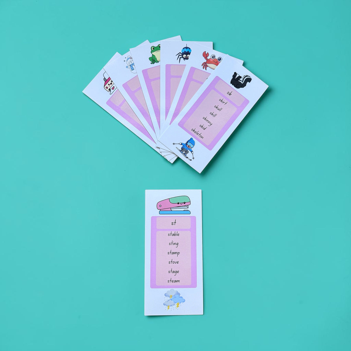 Phase 3 Phonics flashcards