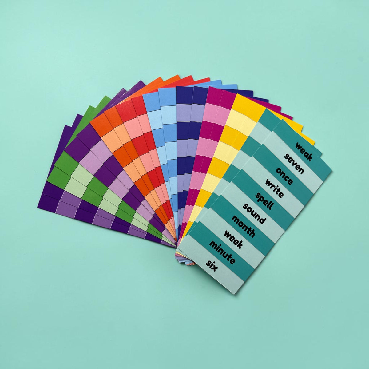 Phase 3 High-frequency word flashcards