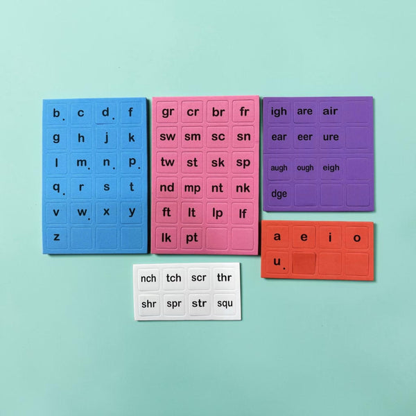 Phase 3 Magnetic phonics letter tiles