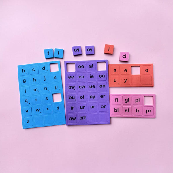 Phase 2 Magnetic phonics letter tiles